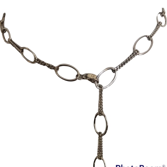 Accessories - Silver Chain Link Belt Adjustable with Tassel